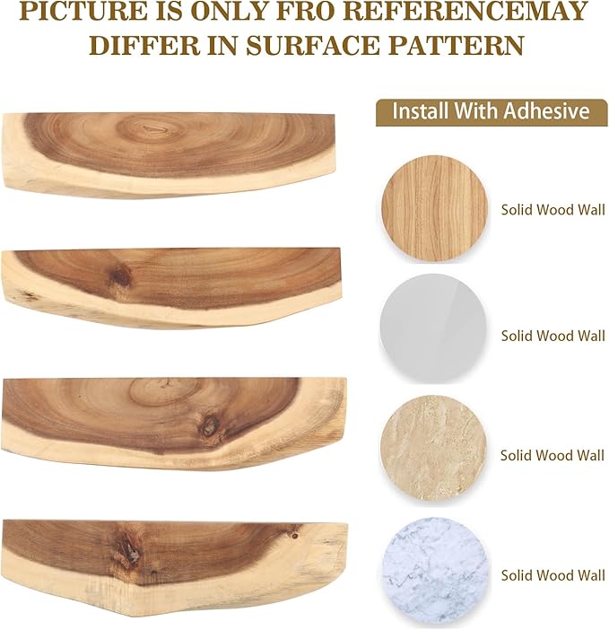 12.5 Inch Magnetic Knife Holder for Wall,Acacia Wood Knife Magnetic Strip,Knife Holder Wood Magnetic,No Drilling Knife Magnetic Strip-Strong Knife Magnet- for Kitchen Knives and Tools