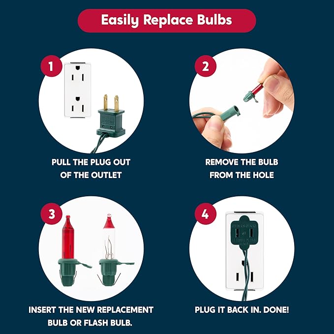 Joiedomi Multicolor Christmas String Lights,300(3x100) 64.2FT Christmas Fairy Tree Lights Plug in for Indoor Outdoor Xmas Decorations Patio Holiday Theme Party Yard House,Green Wire