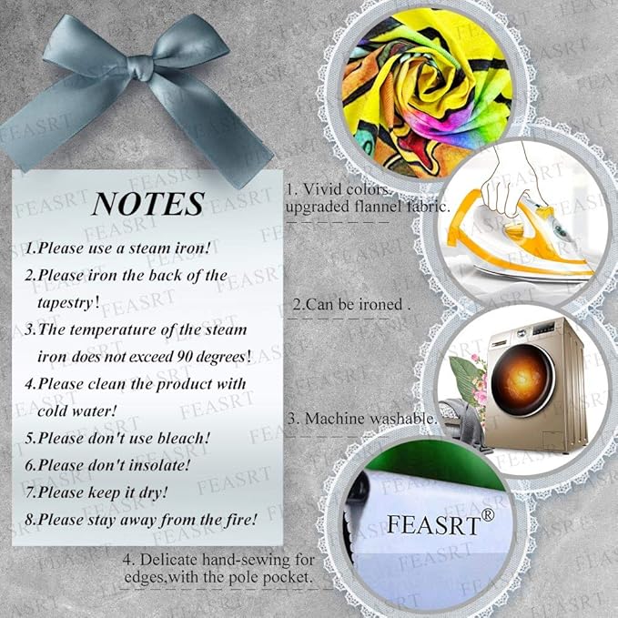 FEASRT The Raven Tapestry Nevermore Wall Decor Vintage Poe Gothic Rustic Home Room Raven Wall Hanging 40x60inch for Living Room Bedroom Dormitory Office GTQQAY1185