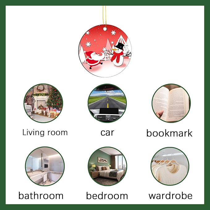 16 pcs Metal Sublimation Ornament Blanks，Christmas Ornaments Sublimation Christma Ornament Blanks for Christmas Tree Decor Blank Ornaments，DIY Handmade Crafts Double Sided Sublimation Ornaments