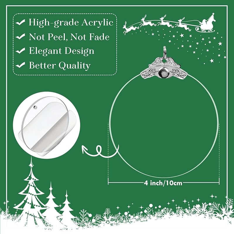 2025 Christmas Ornament, Stained Glass Effections, Christmas Tree 4 Inch Acrylic Ornament Art, White Elephant Gifts Car Interiors Decors, Christmas Decor (Quilling Tree 3)