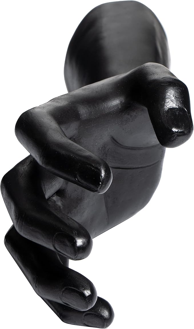 GUTE Creepy Hands Wall Mountable - Hands Hangers Decor, Hand Horror Decorations Aesthetic Goth Gothic Hanging Wall Art Home, House Decoration, Sculpture (Grabbing, 1 Piece)