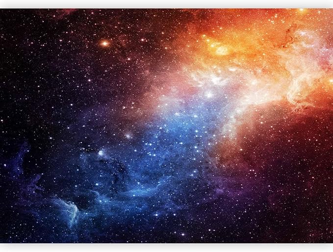 artgeist Wall Mural Cosmos Galaxy 96x69 in - Peel and Stick Self-Adhesive Wallpaper Removable Large Sticker Foil Wall Decor Print Picture Image Design f-B-0057-a-a