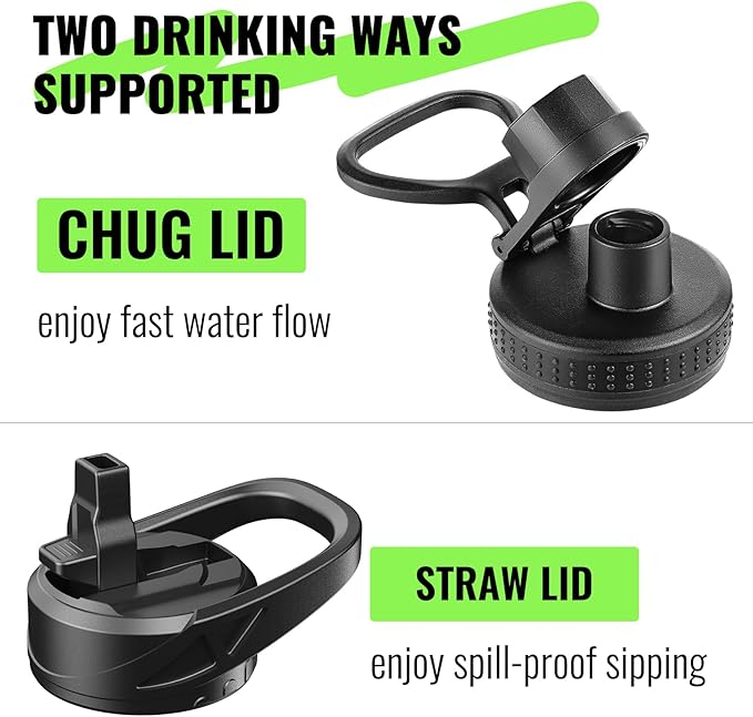 64 oz Glass Water Bottle With Straw and Handle, Half Gallon Sports Motivational Water Jug Flask with Silicone Sleeve, Large Water Cup with Time Marker for Travel, Gym, Sage