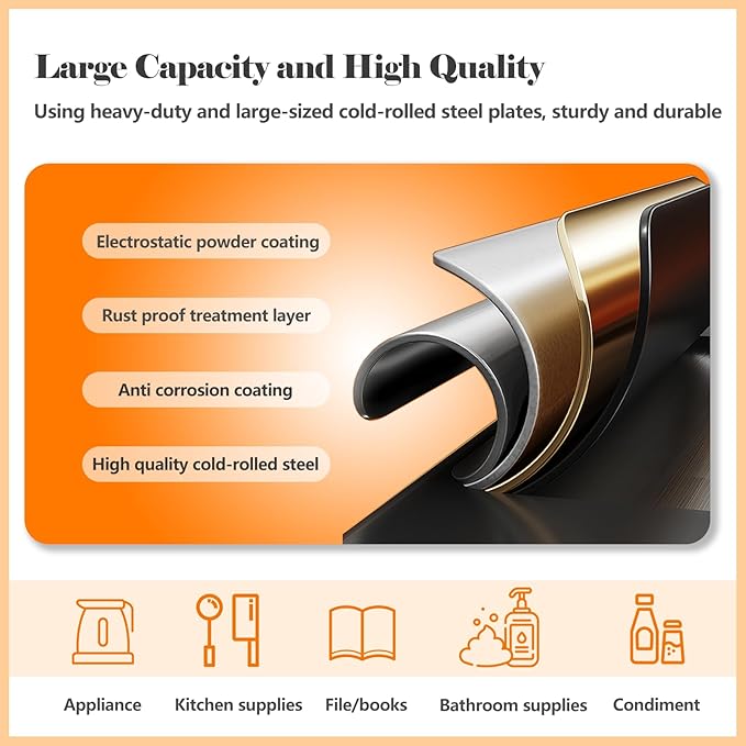 74.8" Tall Metal Food Cabinet, White Kitchen Pantry Cabinet, Storage Cabinets with 4 Door and 4 Adjustable Shelves, Steel Freestanding Cupboard for Kitchen Dining Room Living Room Bathroom