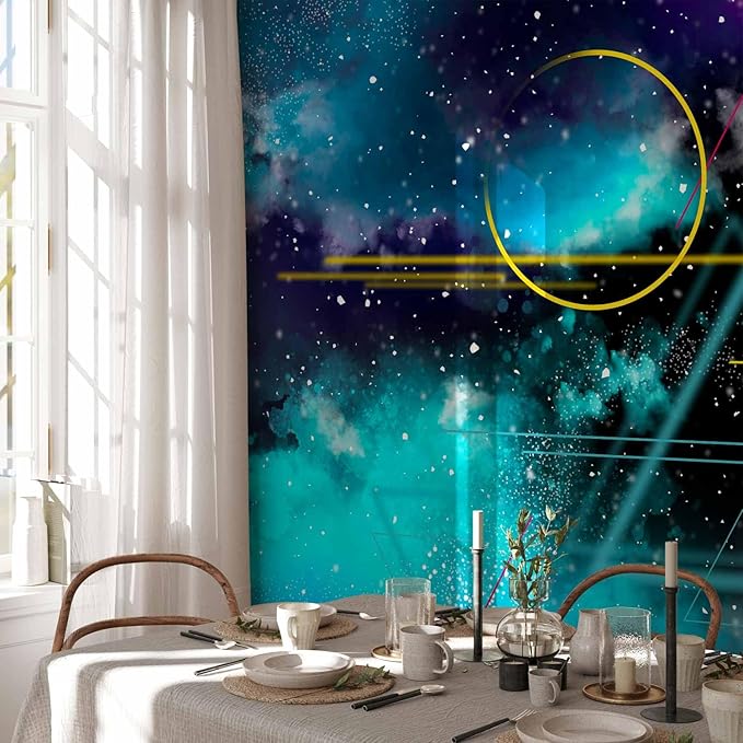 artgeist Wall Mural Galaxy 177x124 in - Non-Woven Wallpaper Fleece Wall Decor Photo Print Picture Image Design Home Mural Cosmos Galaxy Cosmonaut Astronaut a-A-10328-a-a