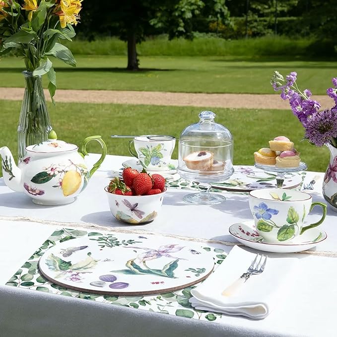 Paper Placemats Disposable 50 Pack Eucalyptus Leaves Placemats 16x 11 Inch Green Leaves Place Mats for Spring Summer Dining Table Wedding Party Supplies