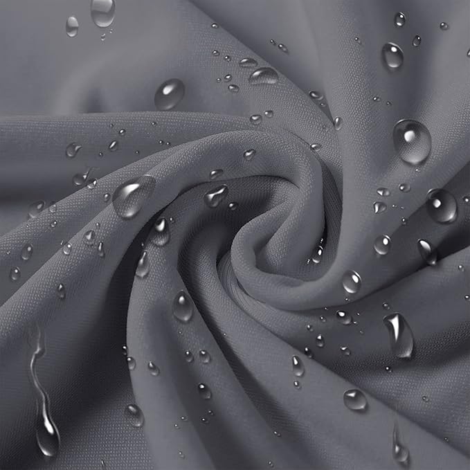 SUPERO Waterproof Spandex Chair Cover 25PCS, Stretch Dining Chair Covers, Polyester Outdoor Chair Covers, Protector Stretch Chair Cover for Party Universal, Banquet, Wedding Event, Hotel(Grey)