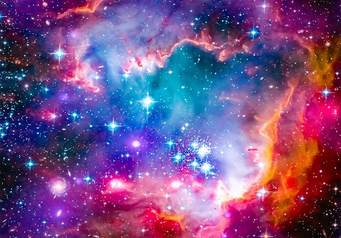 artgeist Wall Mural Abstract 138x101 in - XXL Non-Woven Wallpaper Fleece Wall Decor Photo Print Picture Image Design Abstract Cosmos Sky Star i-G-10010-a-a