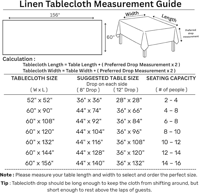 Solino Home Linen Striped Tablecloth 60 x 156 Inch - 100% Pure Linen Red and White Table Cloth for Rectangle Tables - Narrow Stripe, Machine Washable Tablecloth