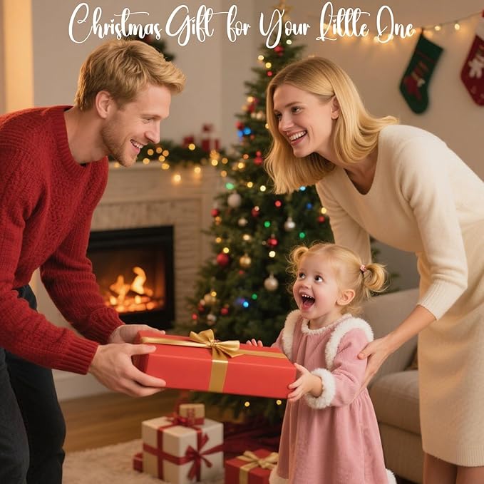 Felt Gingerbread House with Detachable Felt Christmas Ornaments, Festive Gingerbread Man Woman Story Board for Wall, DIY Montessori Activities for Little One Craft Kit Xmas Decor Party Favor