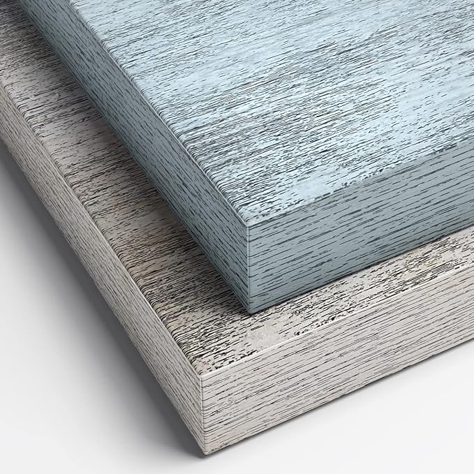 Sorbus Floating Shelves - 2 Pack 16 Inch Rustic & Blue Wall Shelves for Bedroom, Kitchen, Living Room, Bathroom Shelves, Home Decor, Office - Floating Shelf for Trophy, Books, Frames, Toilet Paper