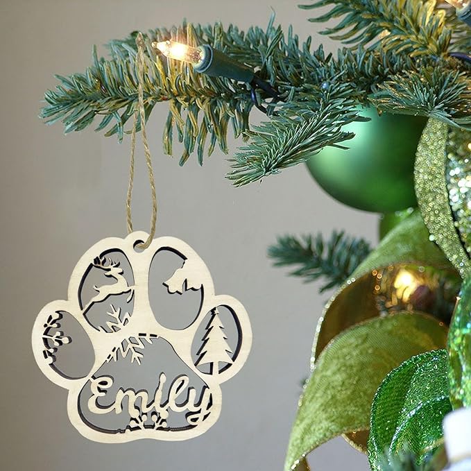 2025 Personalized Christmas Name Ornaments Tag,Custom Christmas Ornaments Deorations with Names,Customized Xmas Ornament Tree Deorations,Personalized Christmas Ornament Gifts