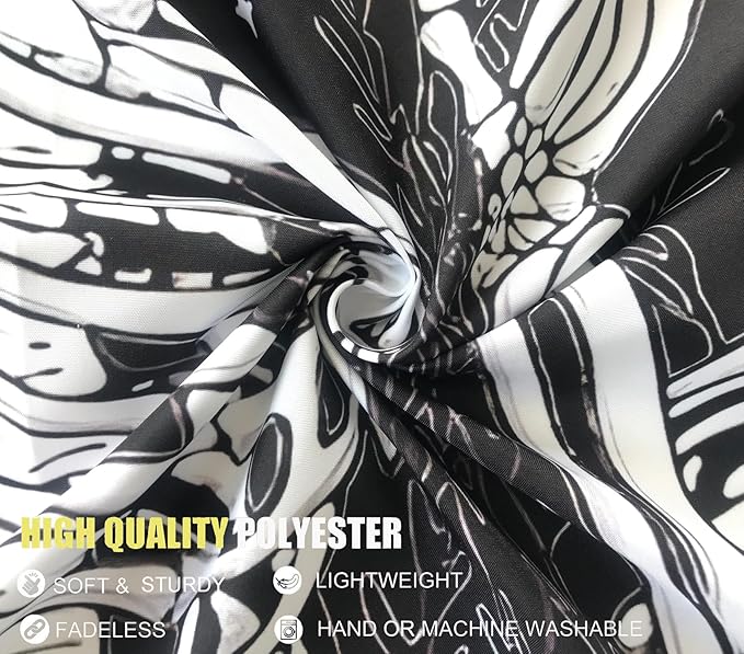 Onivein The Lovers Skull Tapestry Gothic Tapestry Vertical Black and White Skeleton Gothic Witch Sun Moon Floral Plant Snake Tapestries Wall Hanging Decor for Bedroom Dorm Room 30 x 40 Inches