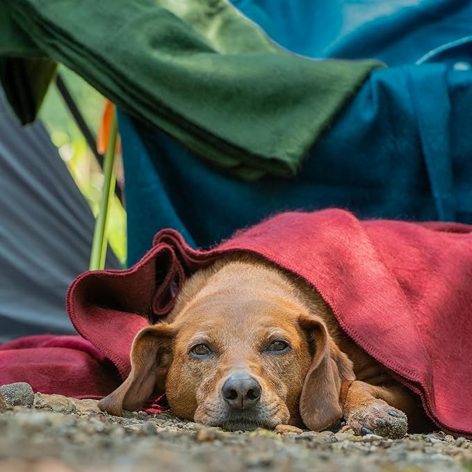 LATITUDE ZERO; Camping Alpaca Wool Throw Blanket | Warm, Ultra-Soft, Breathable, Non-Itchy Outdoor Blanket-Throw | Hypoallergenic and Beautiful Fabric (Army Green)