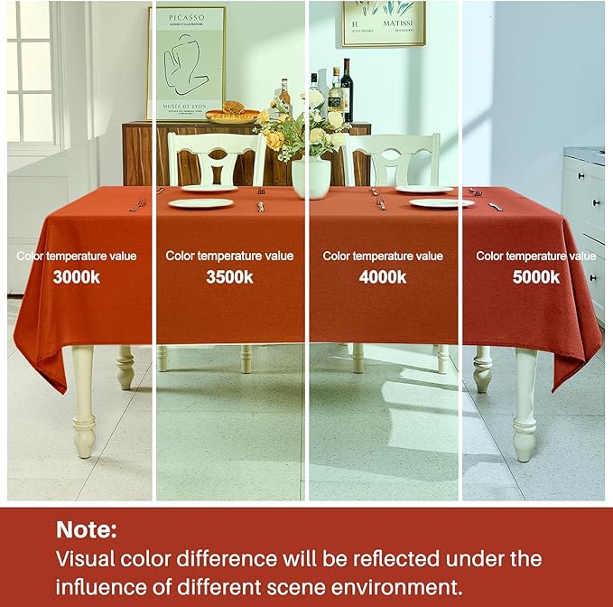 IVAPUPU Fall Tablecloth Rectangle Linen Table Cloth Rectangle Table Waterproof Fabric Tablecloths Rectangular Wrinkle Free Wipeable Dining Cover for Thanksgiving Decor, 60 x 104 Inch