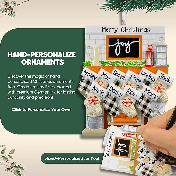 3D Sloth Family of 4 Christmas Ornament 2025 Personalized Family Christmas Ornaments 2025 | Holiday Hangout Sloths Personalized Tree Ornaments Customizable Gifts Tree Hanging Sloth of Four Ornament