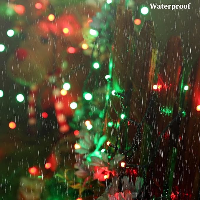 iBaycon Color Changing Christmas Lights, 33FT 100 LED RGB Halloween String Lights Outdoor, Fairy Twinkle Tree Lights with Remote Timer Plug in for Xmas Room Indoor Party Holiday Decorations