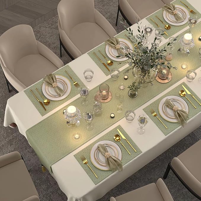 Cream Rectangle Tablecloth, Waterproof Washable Double-Sided Table Cloth, Thick Decorative Dining Table Cover for Wedding, Buffet, Party - 60 x 108 Inch, Cream