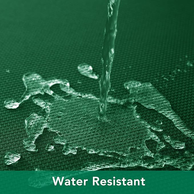 Biscaynebay Textured Fabric Christmas Tablecloths 70x108 Inches Rectangular, Hunter Green Water Resistant Tablecloths for Dining, Kitchen, Wedding & Parties etc. Machine Washable