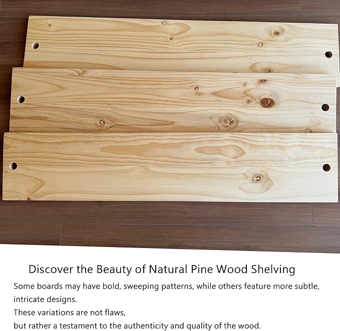 Industrial Pipe Wall Shelves Pipe Shelving with Real Wood Plank,48 Inches Floating Shelves for Wall Farmhouse Pipe Book Shelves Dark Brown 3 Tier for Kitchen,Living Room Decor and Bar Shelving