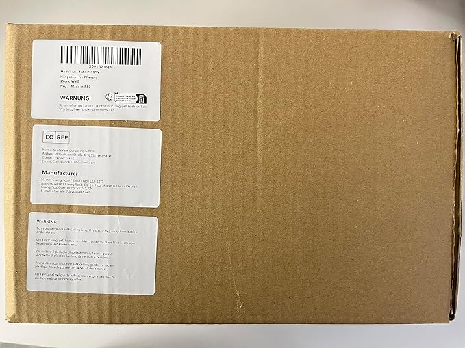 ZMTECH 10 Inch Hanging Planters for Outdoor Plants, Hanging Pots for Plants Indoor with Visible Water Level, Hanging Flower Basket with Drainage Holes & Removable Tray(2 Pack, White)