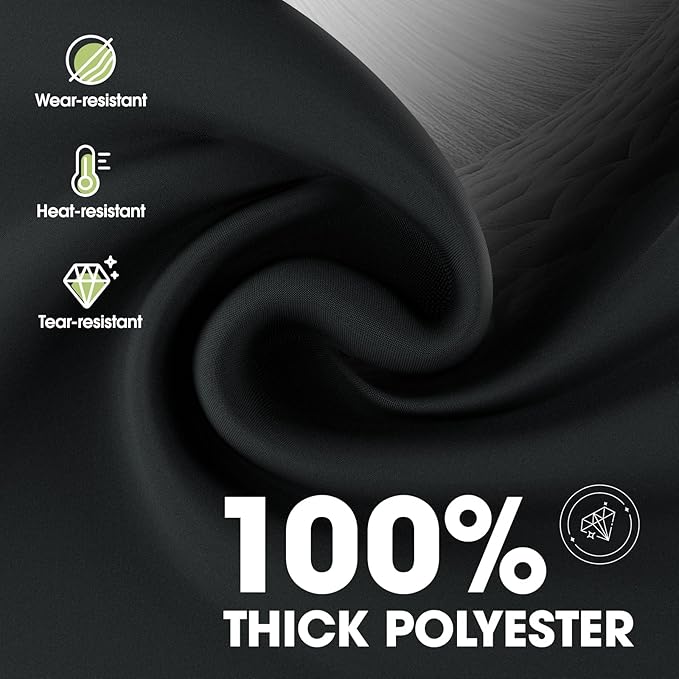 Pureegg Rectangle Table Cloth 60" x 84" – Durable Polyester Tablecloth Offers Reusable & Washable Protection, Ideal for Outdoor Party, Picnic, Wedding, Banquet and Birthday, 9 Pack, Black