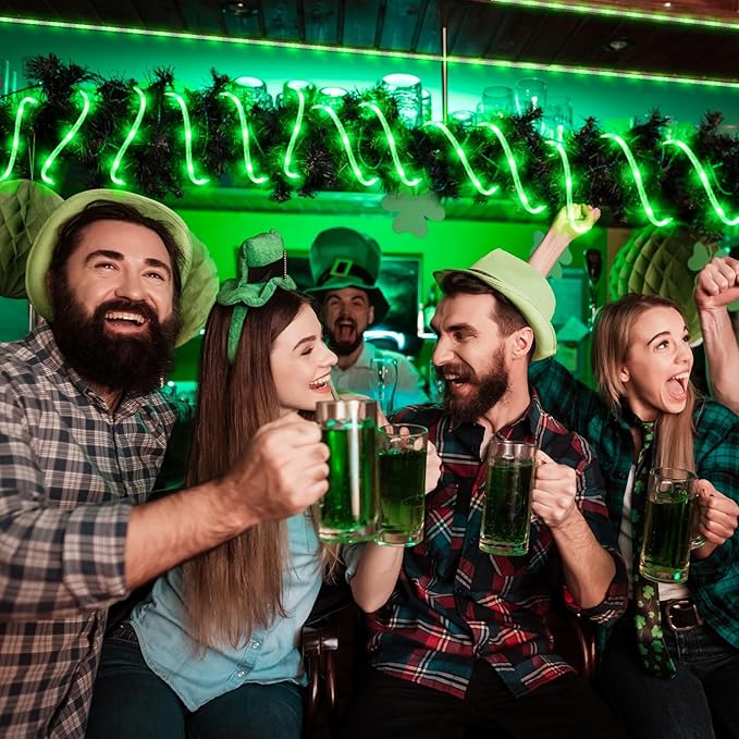 Rope Lights for Outside, 164FT 500 LED String Lights Outdoor Waterproof, 8 Modes Plug in Clear Tube Lights for Indoor Bedroom Garden Patio Tree Party Holiday Decorations, Green