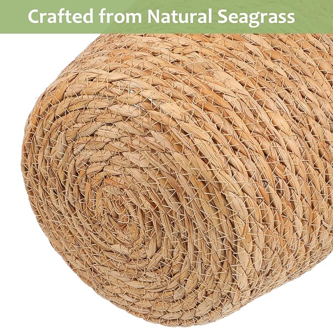 Woven Straw Flower Pot Seagrass Planters Basket Garden Plant Pot Containers Wicker Rattan Vase Sundries Organizer Storage Bins for Indoor Outdoor Plants