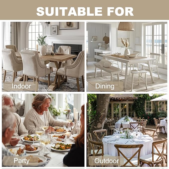 Hiasan Faux Linen Rectangle Tablecloth - Wrinkle and Stain Resistant Washable Decorative Fabric Table Cloth for Kitchen Dining Room Holiday Table Cover for Dinner, Sage Green, 60 x 84 Inch