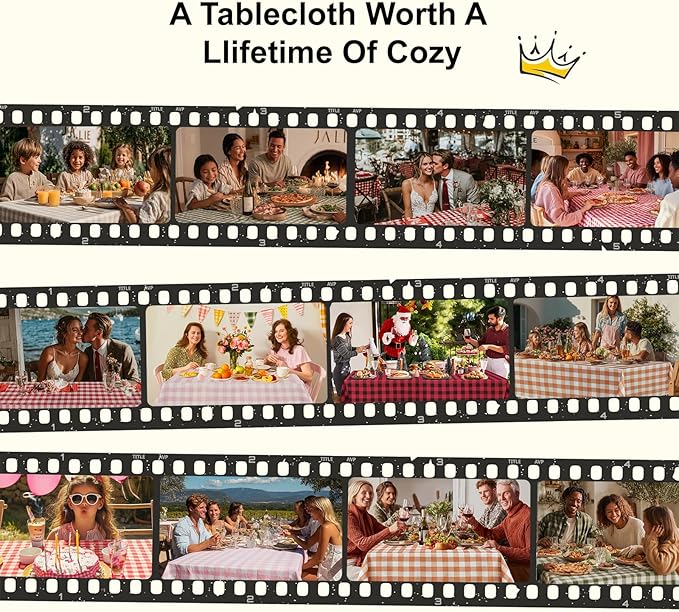 JIALE Gingham Tablecloth Square Cotton Linen Fabric Checkered Table Cloth with Tassel Washable Wrinkle Free Buffalo Plaid Table Cover for Valentines Day Spring Picnic Kitchen Dining, Pink, 55x55''