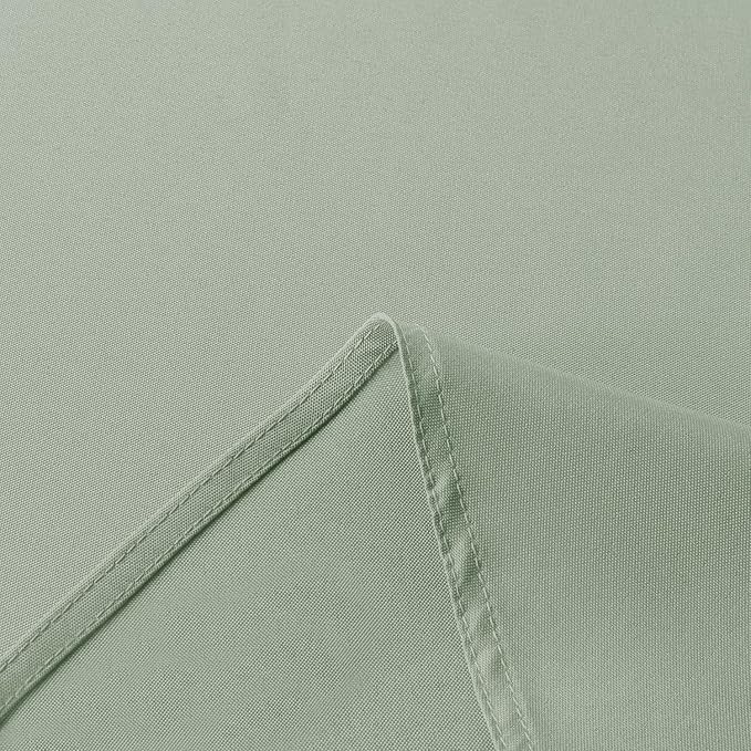 sancua Rectangle Tablecloth - 60 x 84 Inch - Stain and Wrinkle Resistant Washable Polyester Table Cloth, Decorative Fabric Table Cover for Dining Tables, Buffet Parties and Camping, Sage Green