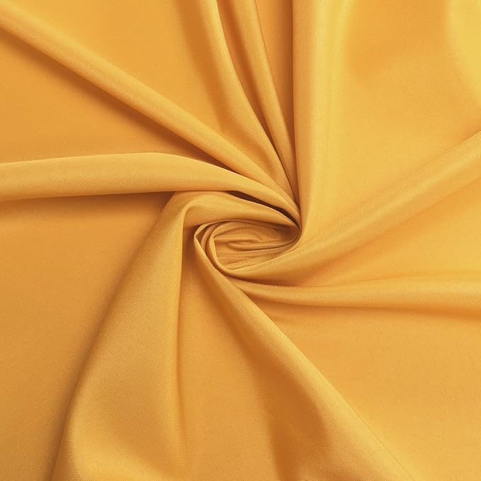 sancua Rectangle Tablecloth - 70 x 70 Inch - Stain and Wrinkle Resistant Washable Polyester Table Cloth, Decorative Fabric Table Cover for Dining Tables, Buffet Parties and Camping, Gold