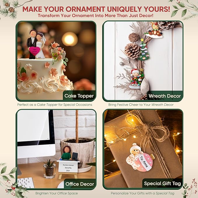 3D Fireplace Toddler Ornaments for Christmas Tree 2025 - Xmas Eve Ornament for Kids Ornament for Girl Personalized Christmas Ornaments for Kids Gifts for Boys Fireplace Toddler Boy Decorations