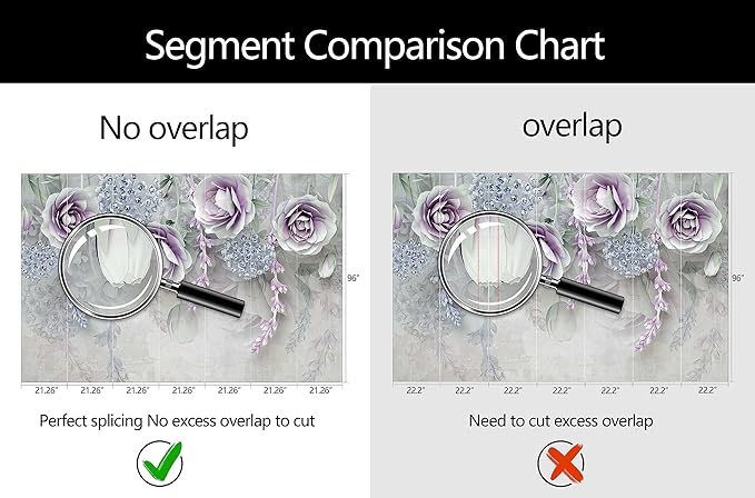 WFBHUA-Purple Rose Floral 3D Wallpaper Mural Modern Flower Leaf Wallpaper for Bedroom Wall Murals Decoration(Not Peel and Stick)