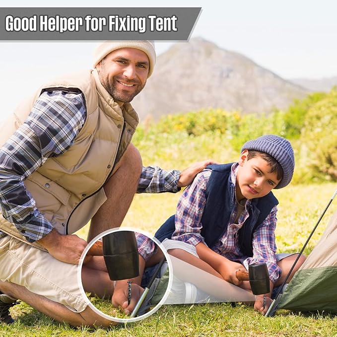 200 Pcs Metal Nails 8 Inch Artificial Spikes Galvanized Spiral Landscape Stakes Edging Spikes Garden Stakes for Fake Landscaping Grass Ground Lawn(Black)