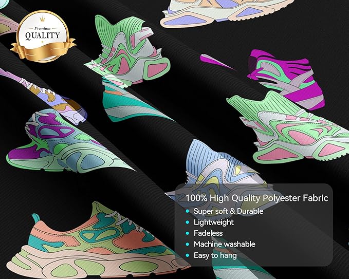 dueeia Sneaker Tapestry Wall Hanging Basketball Shoes Sports tapestries for Teen Boys Mens Bedroom Aesthetic Living Room Dorm Wall Decor (70.9"x90.6")