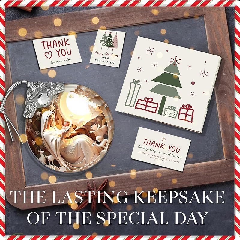 2025 Christmas Ornament, Nativity Ornaments, Nativity Ornament, White Elephant Gifts, Christmas Ornament, Tree Ornaments, Gag Gifts Funny Adult (White Nativity)