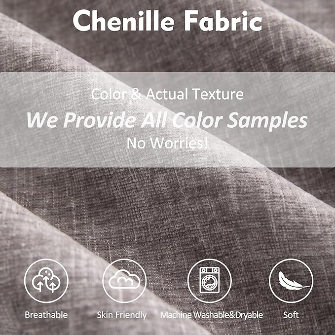 108" U Shaped Couch, Modular Sectional Sofa, 3-Seater Comfy Cloud Couch with Movable Ottoman, Deep Seat Couches for Living Room, Chenille, Slate