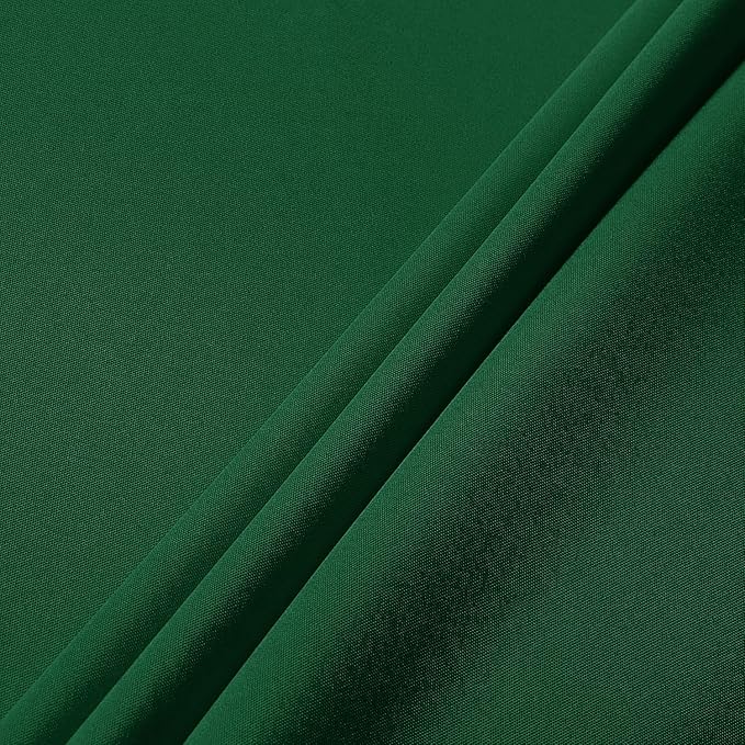 sancua Rectangle Tablecloth - 60 x 102 Inch - Stain and Wrinkle Resistant Washable Polyester Table Cloth, Decorative Fabric Table Cover for Dining Tables, Buffet Parties and Christmas, Hunter Green