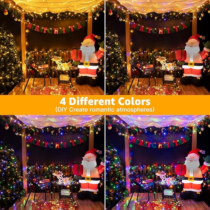 Ollny Christmas Lights, 131FT 400 LED Color Changing Christmas Tree Lights with 11 Modes Remote Control, Waterproof Outdoor Christmas Lights for Outside Indoor Patio Xmas Decorations