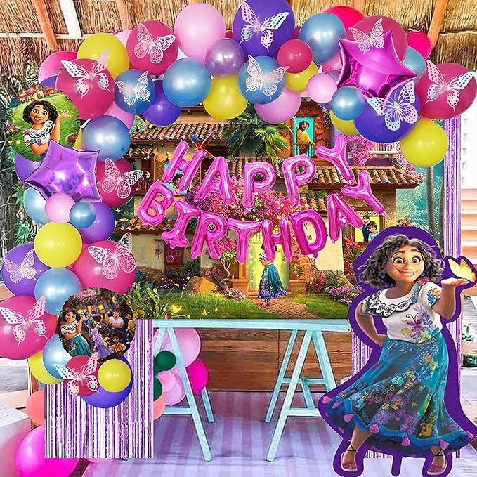 SAOROPEB 3D Wall Decor - 48 Pcs, 4 Styles, 3 Sizes - Laser Pink Butterfly Decorations for Birthday Parties, Removable Stickers