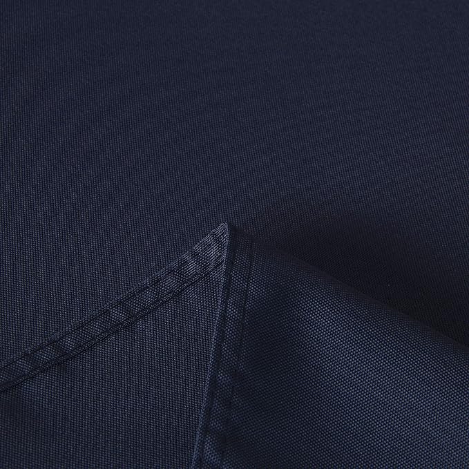 sancua Rectangle Tablecloth - 60 x 120 Inch - Stain and Wrinkle Resistant Washable Polyester Table Cloth, Decorative Fabric Table Cover for Dining Tables, Buffet Parties and Camping, Navy