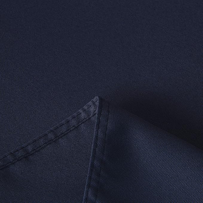 sancua Rectangle Tablecloth - 54 x 120 Inch - Water Resistant Spill Proof Washable Polyester Table Cloth, Decorative Fabric Table Cover for Dining Tables, Buffet Parties and Camping, Navy