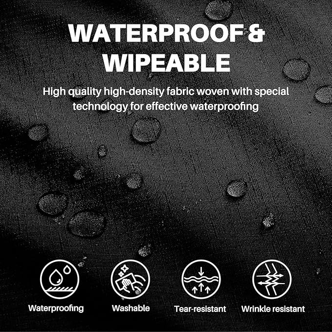 IVAPUPU Textured Linen Table Cloth for Rectangle Table - Waterproof Fabric Tablecloth Rectangular Wrinkle Free Wipeable Dining Cover for Wedding/Birthday/Party Decor, 60 x 104 Inch