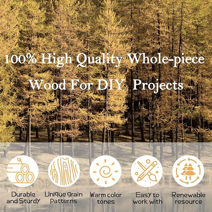 36 Pieces Unfinished Wood Coasters, GOH DODD 4 Inch Wooden Blanks with Non-Slip Pads for Laser Engraving Wood Burning Staining Painting Decoupage Housewarming Gifts Wedding Crafts Education, Round