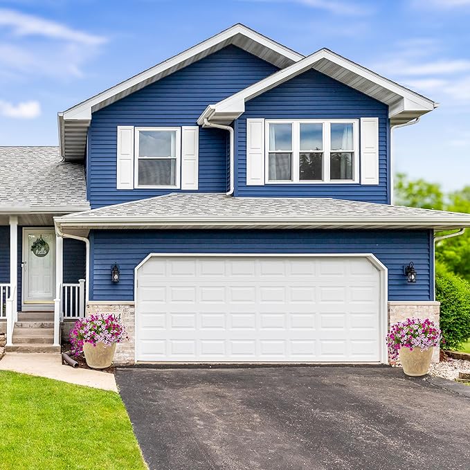 Sunnydaze 24-Inch Anjelica Large Plastic Pot for Plants - Outdoor Polyresin Round Planter with Drillable Drainage Holes - Beige - 4pk