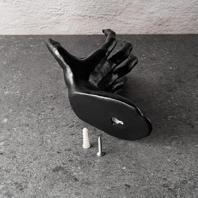 GUTE Creepy Hands Wall Mountable - Hands Hangers Decor, Hand Horror Decorations Aesthetic Goth Gothic Hanging Wall Art Home, House Decoration, Sculpture (Monster, 1 Piece)