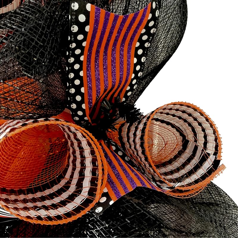 Trick or Treat Halloween Candy Wreath Available in 24 inch or 28 inch diameter Indoor/Outdoor